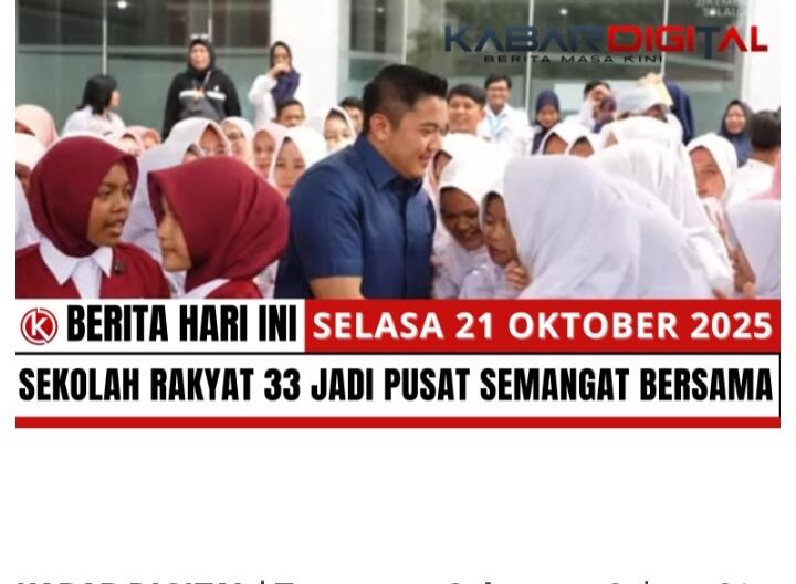 Sekolah Rakyat 33 Jadi Pusat Semangat Bersama 