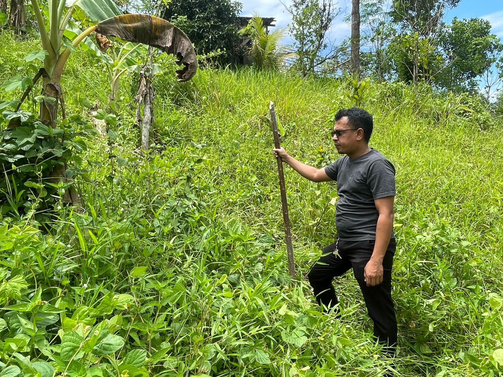 Karutan Mamuju Pantau Lahan Persiapan Ketahanan Pangan Di Desa Patti&rsquo;di