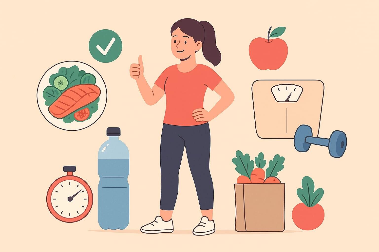 Cara Menurunkan Berat Badan Dengan Diet Sehat Yang Aman & Berkelanjutan