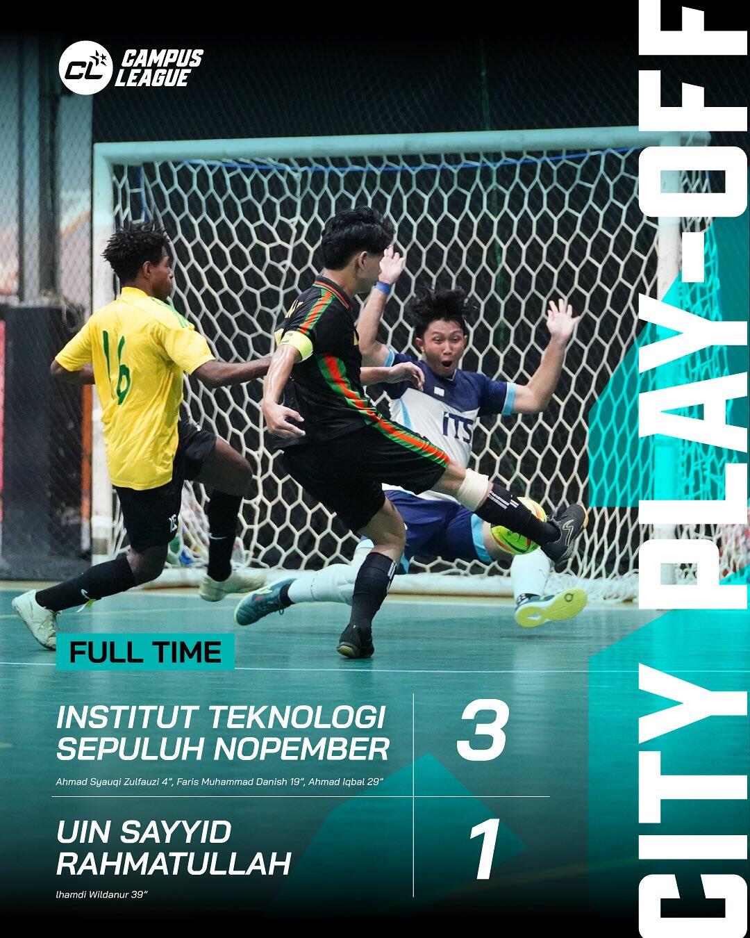 Tampil Sempurna Usai Kalahkan UIN, ITS Catatkan Dua Kemenangan Dalam Sehari