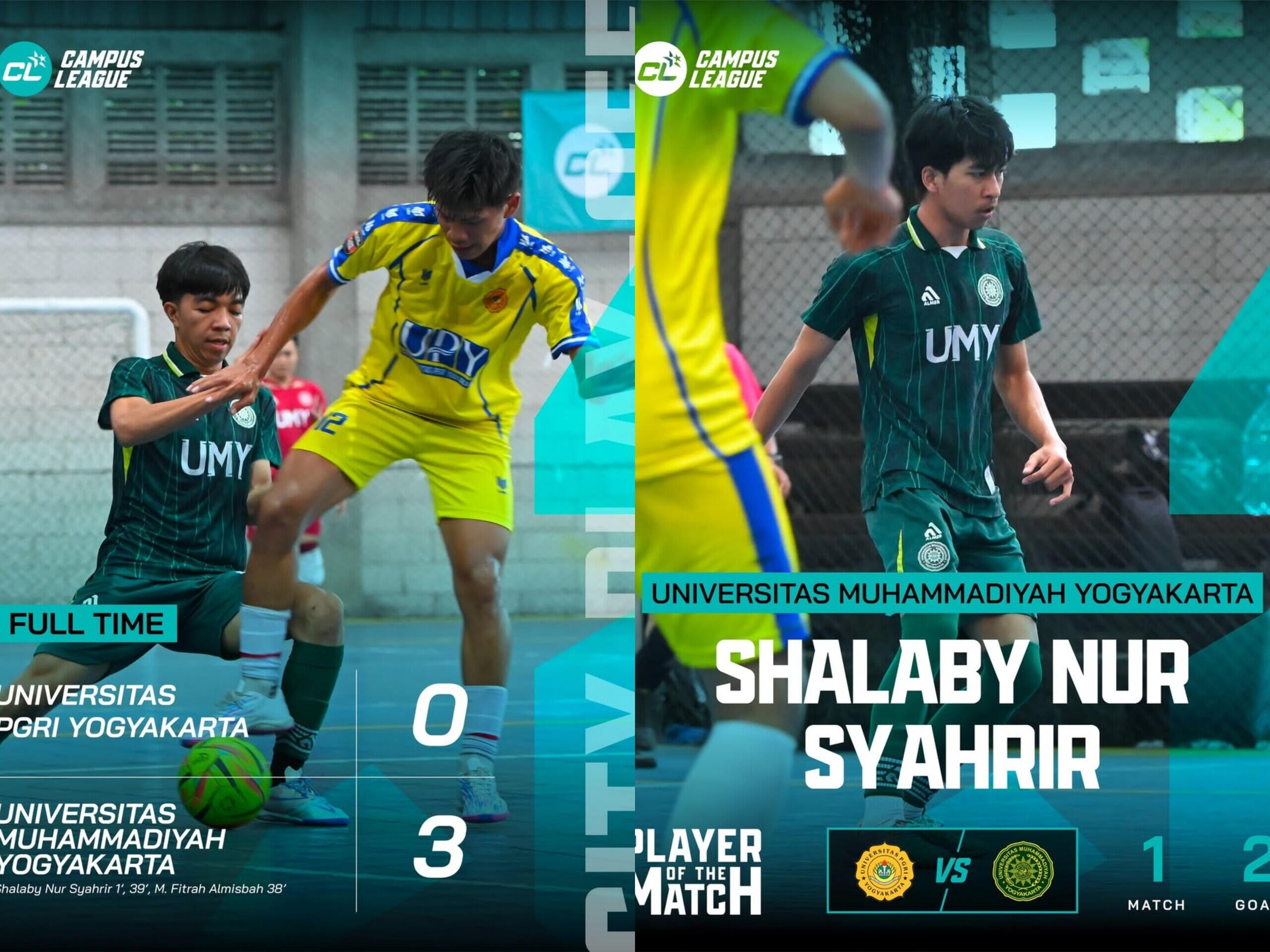 Sang MVP, Shalaby Nur Syahrir Sukses Bawa UMY Lolos ke Babak Berikutnya