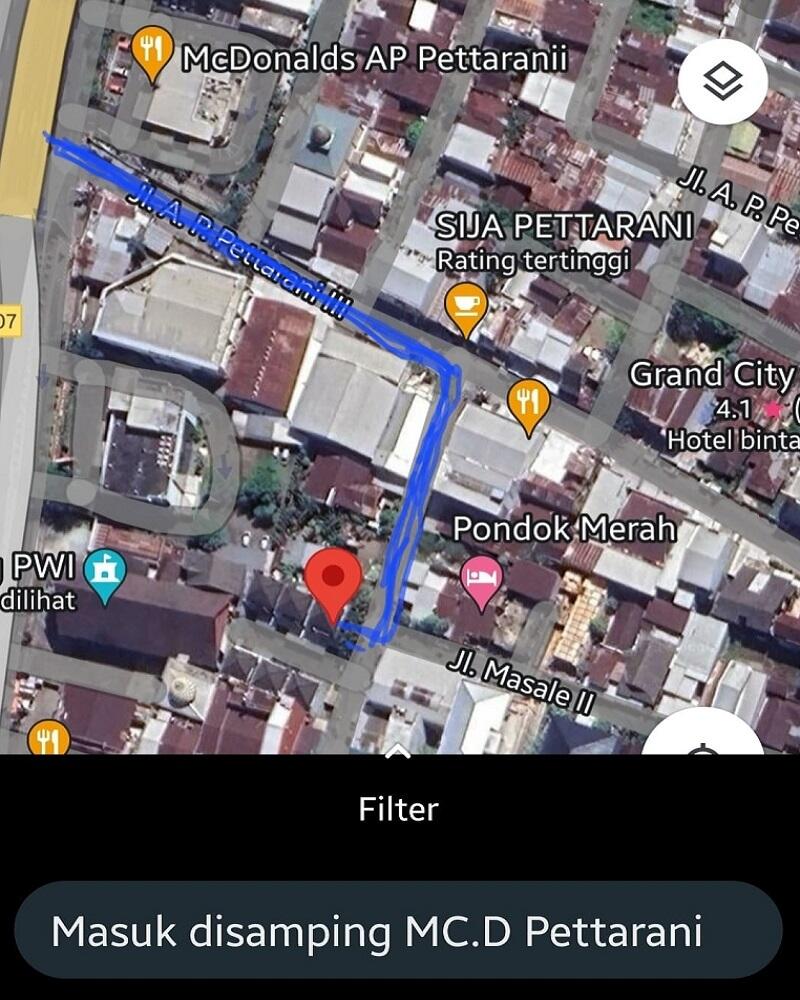 Rumah Dijual di Kota Makassar Dekat Mall Panakkukang, Nipah Mall Makassar