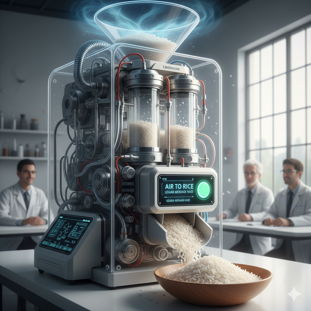 mesin yang bisa mengubah udara menjadi nasi