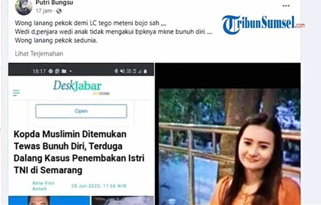 Eksekutor Tak Tega Tembak Kepala Sang Istri, Kopda Muslimin Pilih Bunuh Diri