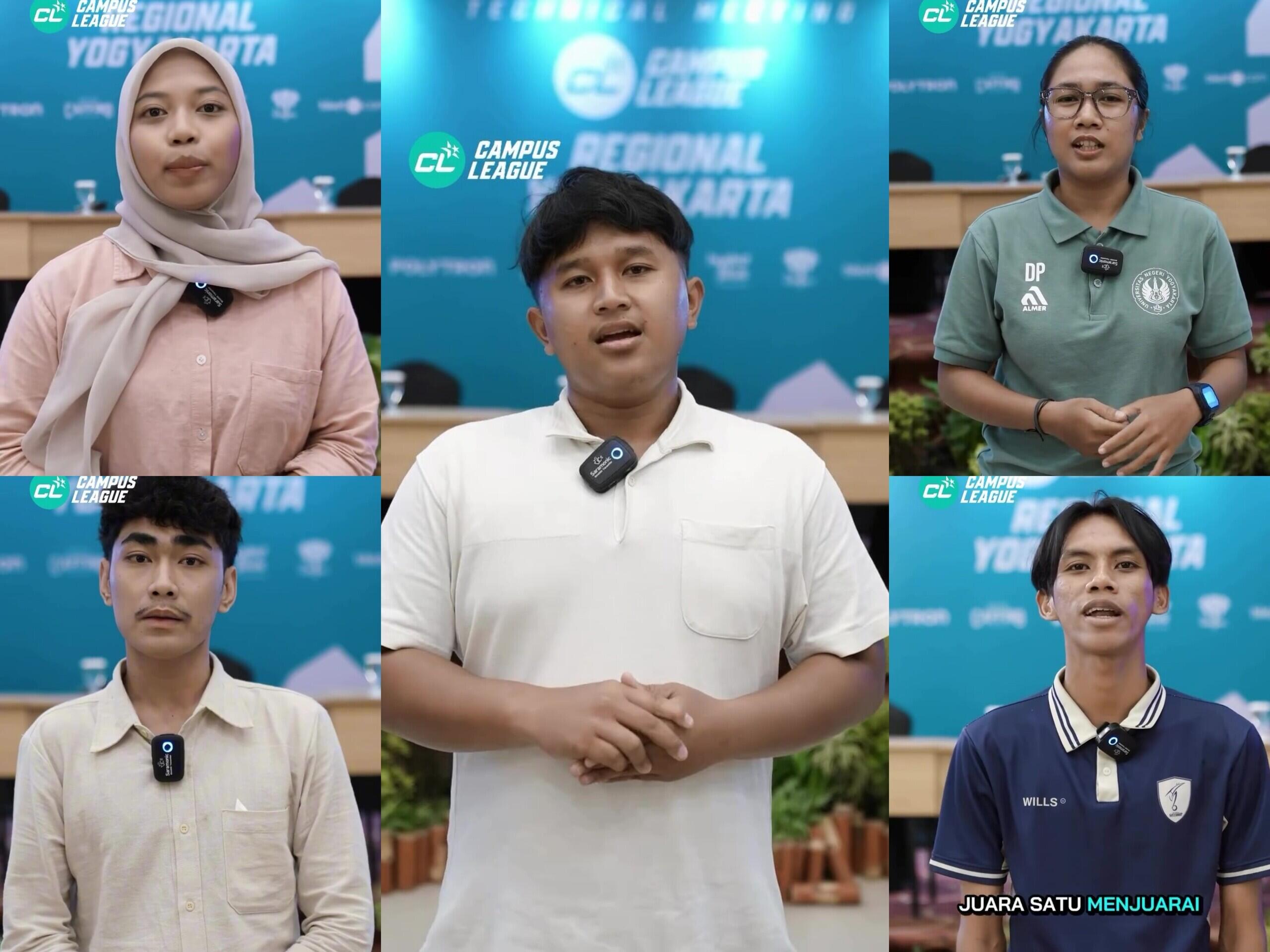 Sekilas Kesiapan Latihan Peserta Sebelum Tempur di Campus League Regional Yogyakarta