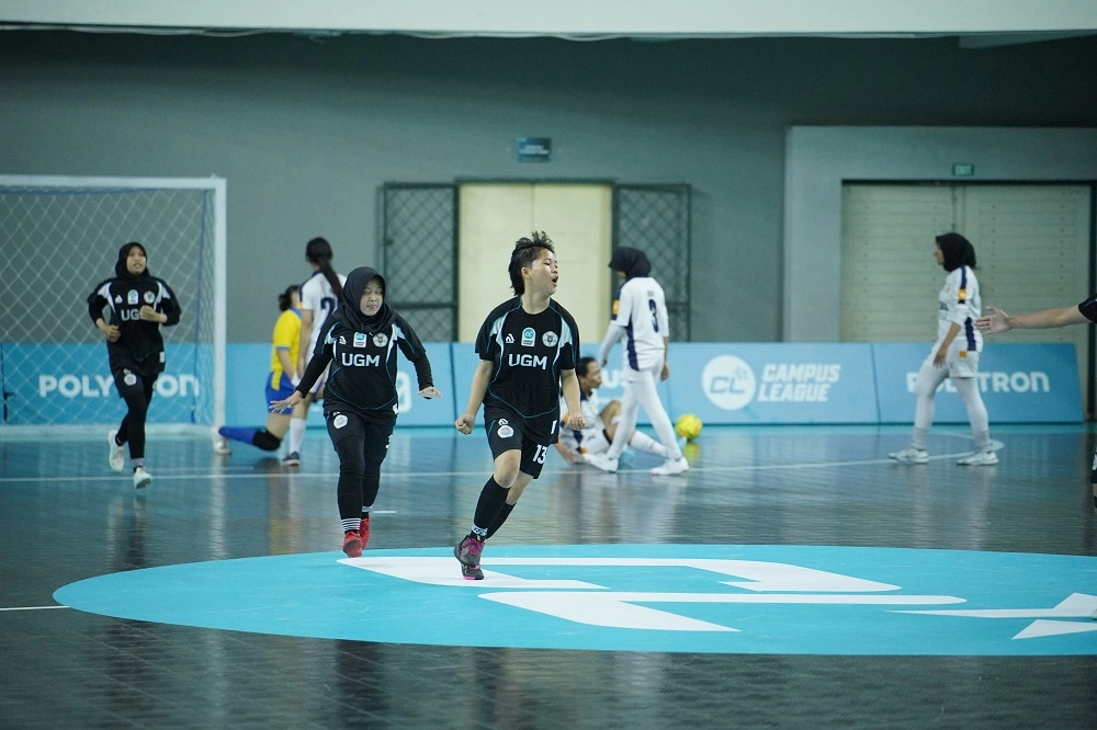 Hattrick dari Adwa Akifa Antar UGM Putri Tampil Dominan di Regional Yogyakarta