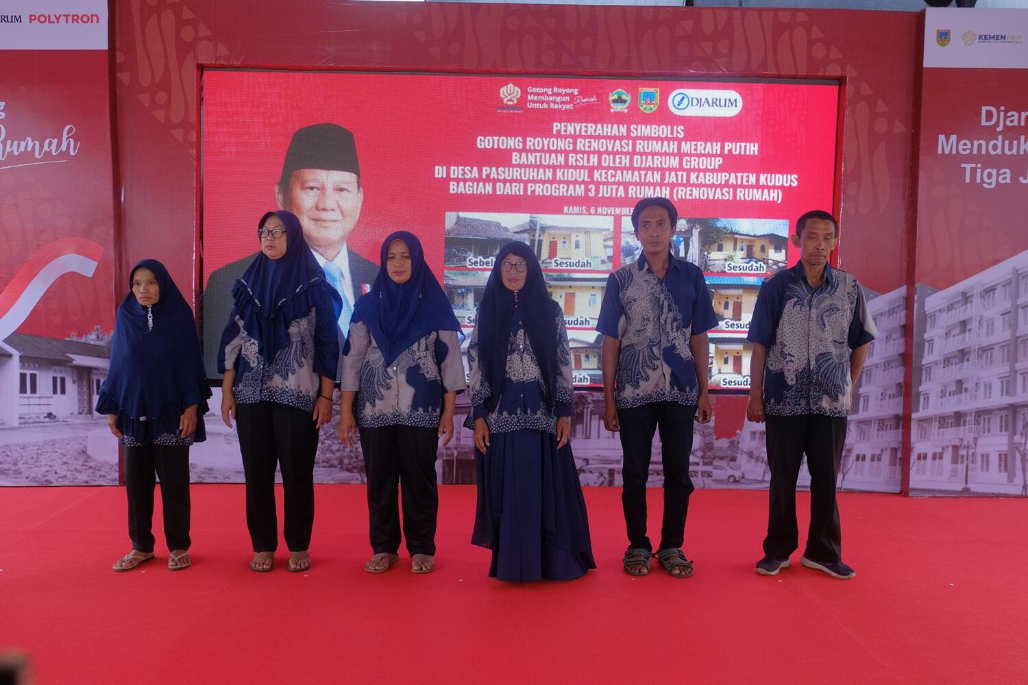 Menteri PKP Cek Langsung Program Bedah Rumah Djarum di Kudus, Warga Makin Nyaman