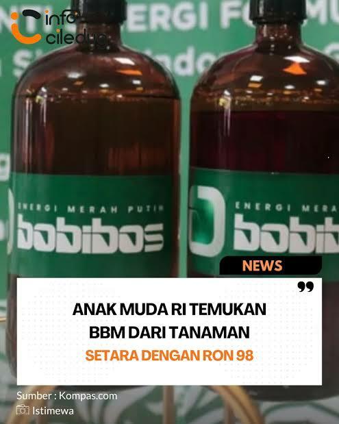 Mengenal Bobibos, bahan bakar dari jerami inovasi anak bangsa