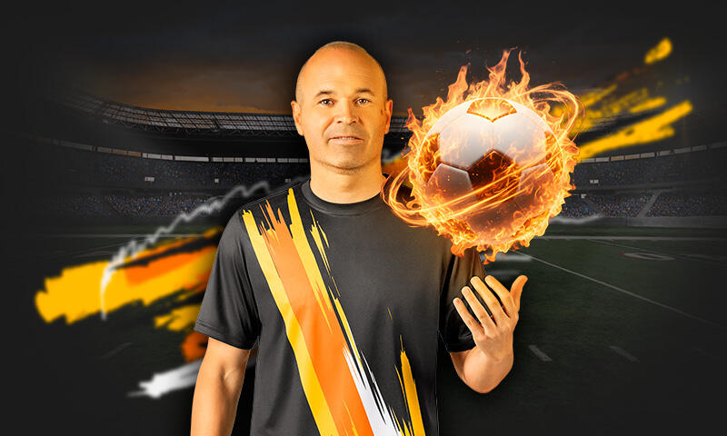 Andr&eacute;s Iniesta, sang seniman sepak bola