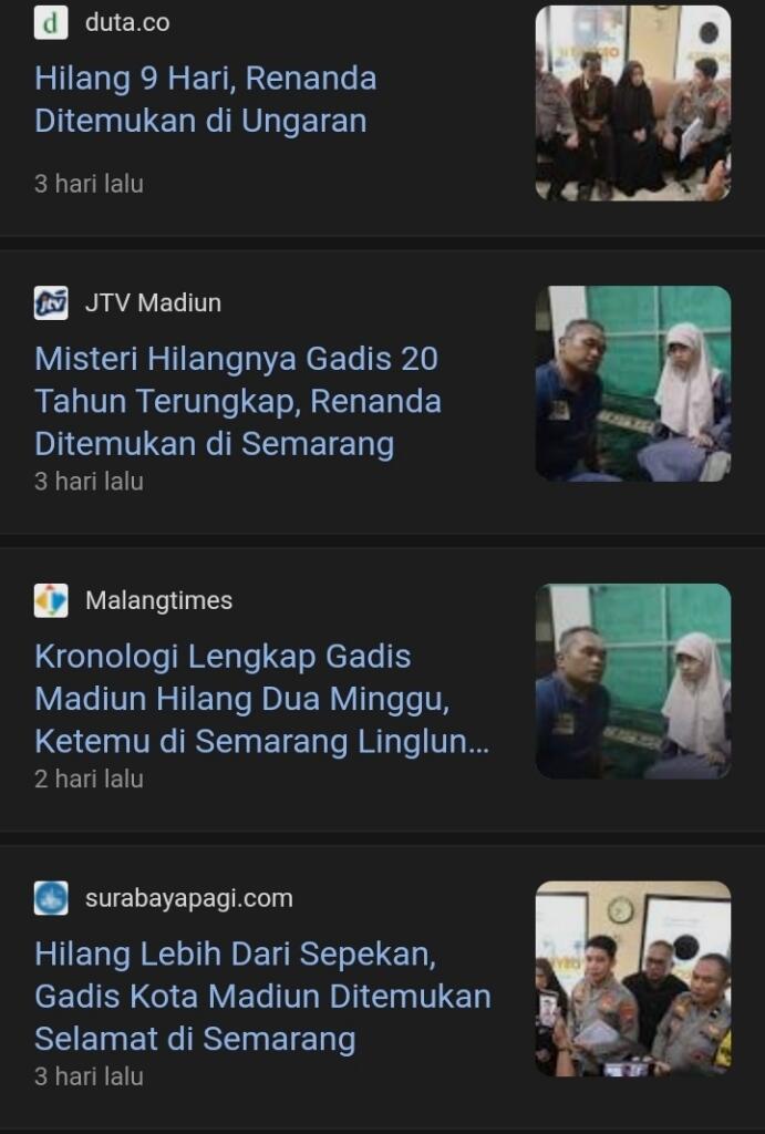 Gadis Muda Asal Madiun Hilang Misterius Usai Pamit Mengaji, Keluarga dan Polisi