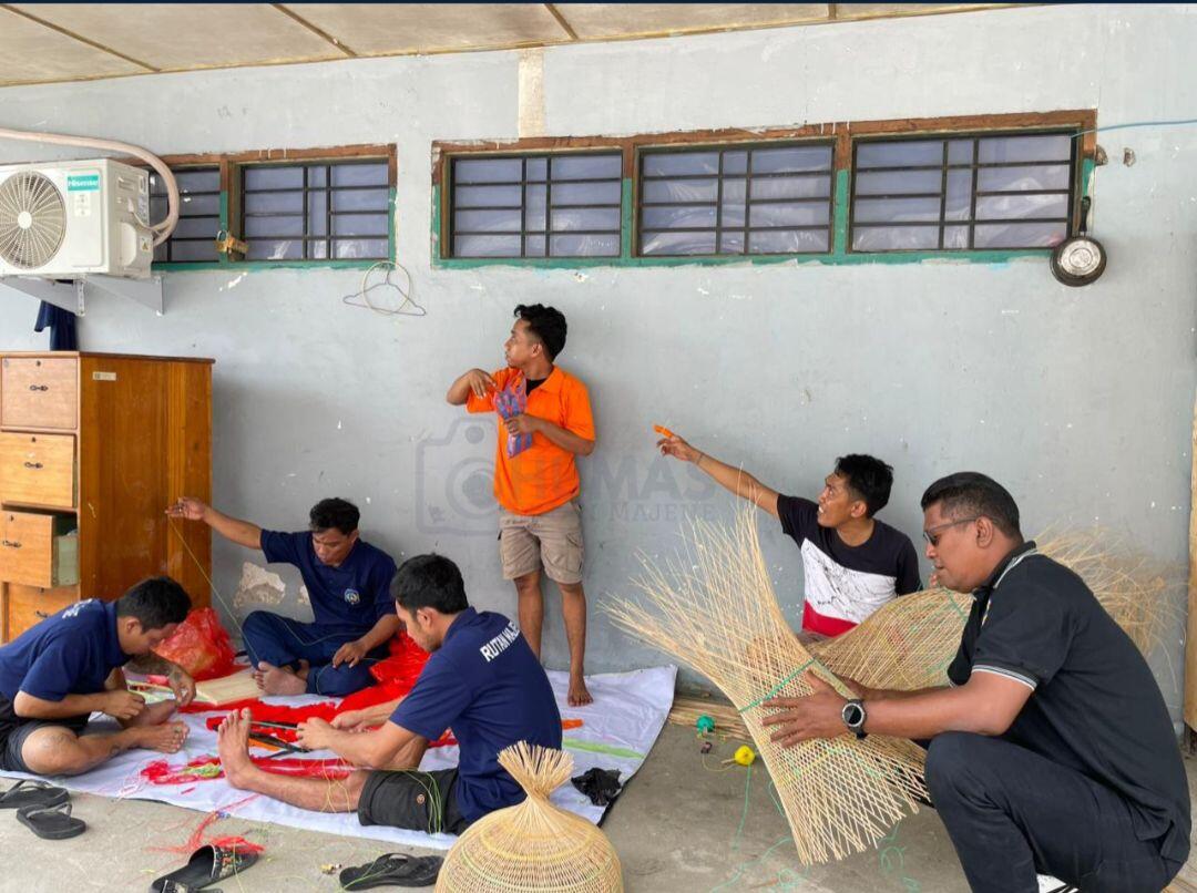 Tingkatkan Kreatifitas Warga Binaan Rutan Majene Hasilkan Produk UMKM
