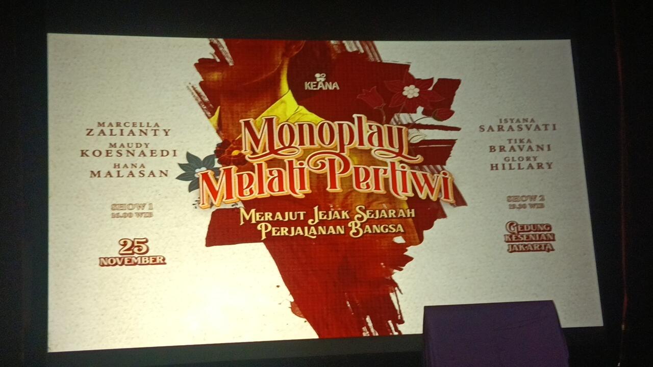 Monoplay Melati Pertiwi: Kisah Heroik 6 Pejuang Wanita Indonesia Format Teaterikal