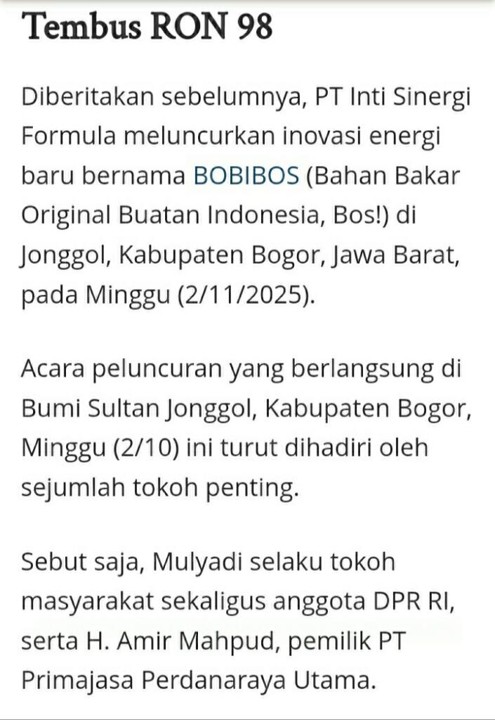 Diminta KDM, Bos Bobibos Lembur Bangun Mesin Portabel, Bisa Olah Bobibos Langsung di
