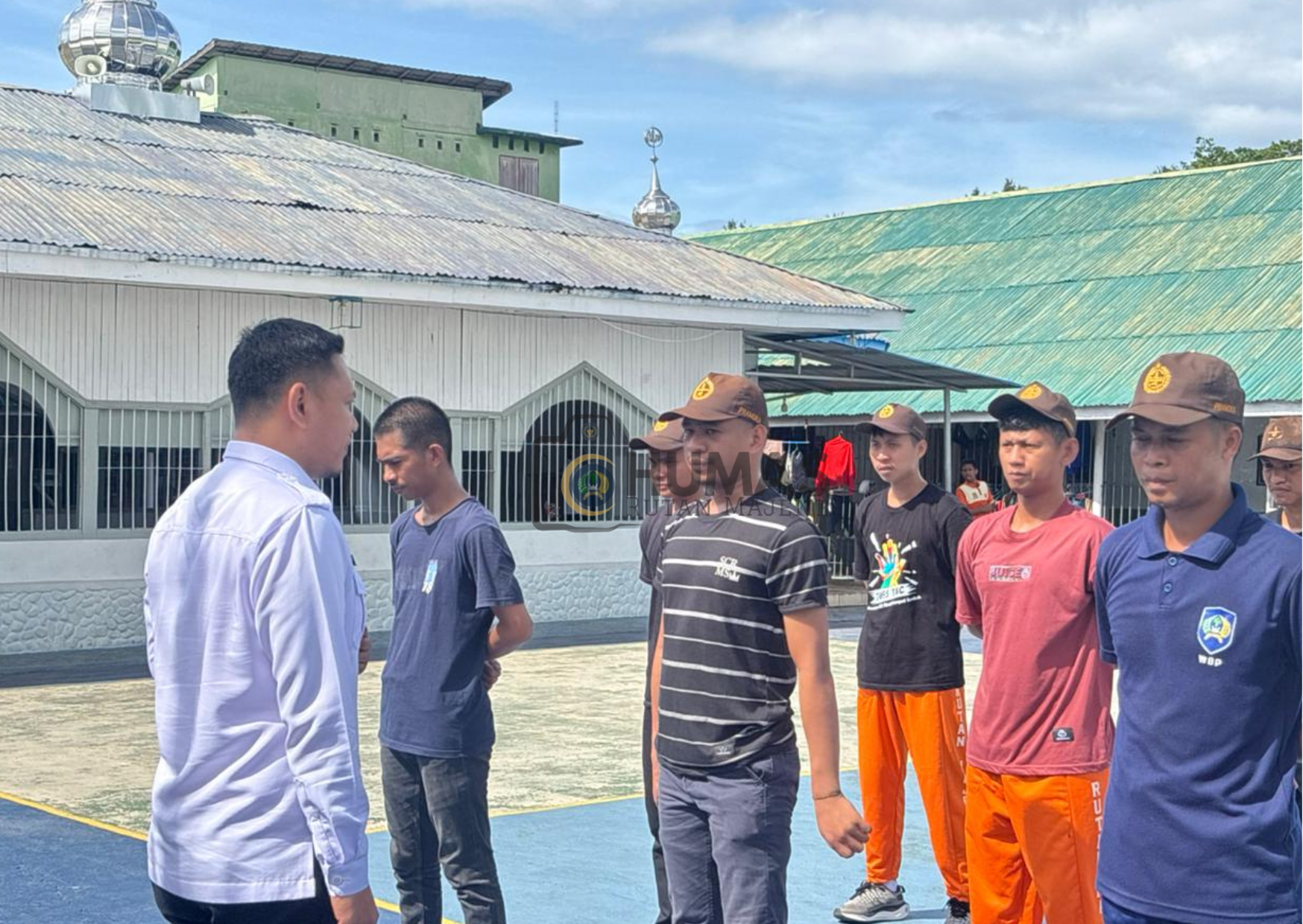 Warga Binaan Rutan Majene diberikan Pembinaan Kepramukaan