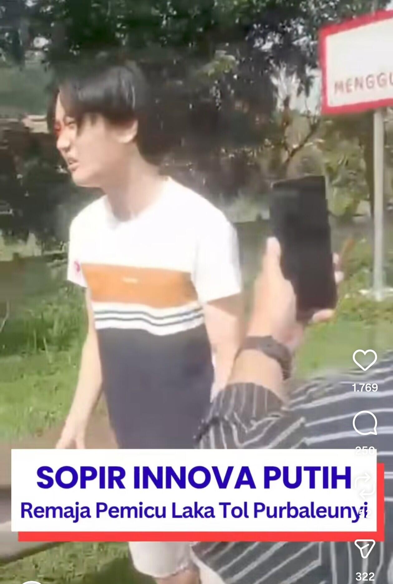 Viral Innova Putih Nyalip Lewat Bahu Jalan Berujung Celaka!