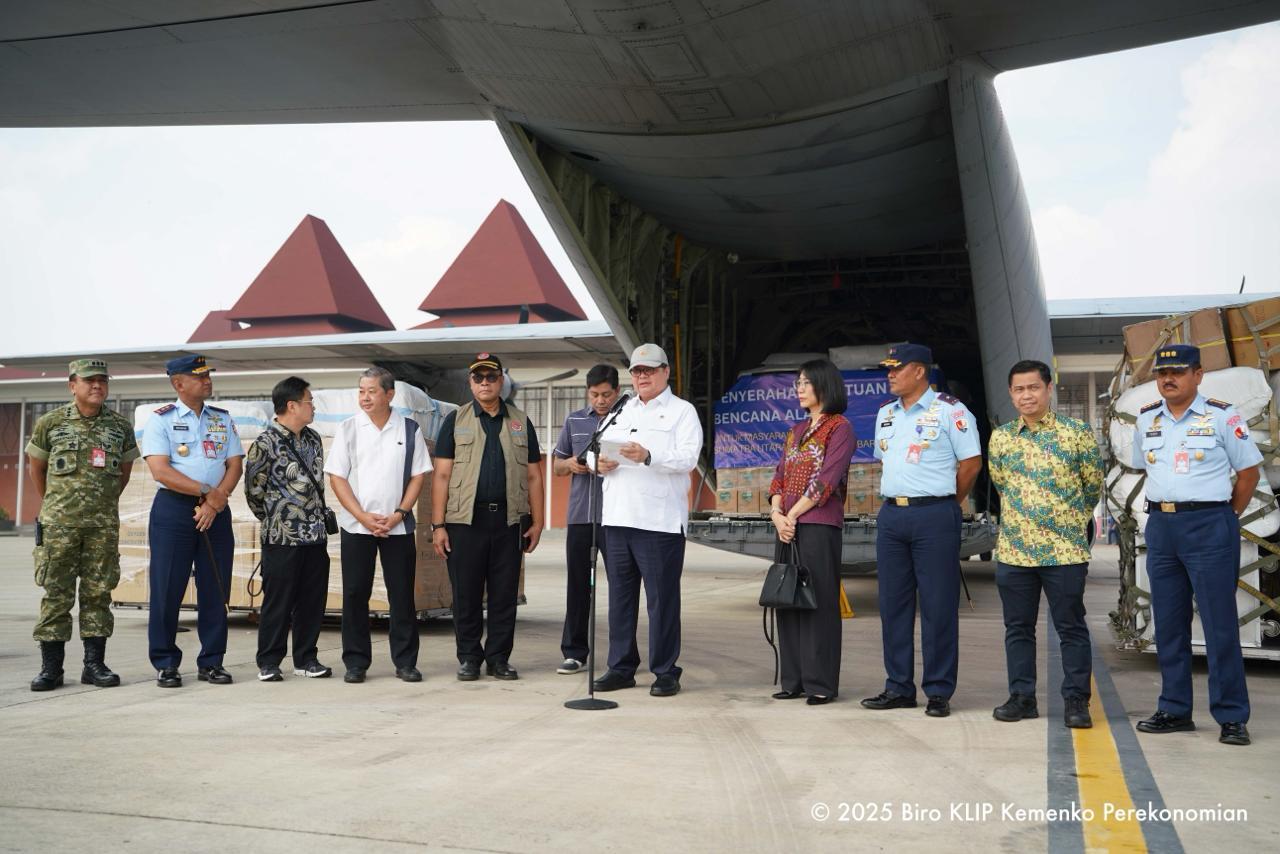 Bencana di Sumatera, Menko Airlangga Turun Tangan: Kirim 40 Ton Bantuan Logistik!