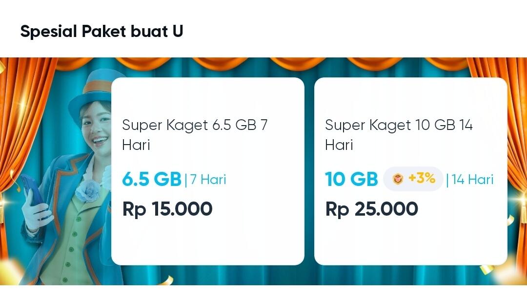 Paketan Provider By.U semakin Berkurang Tapi Harga Tetap Sama