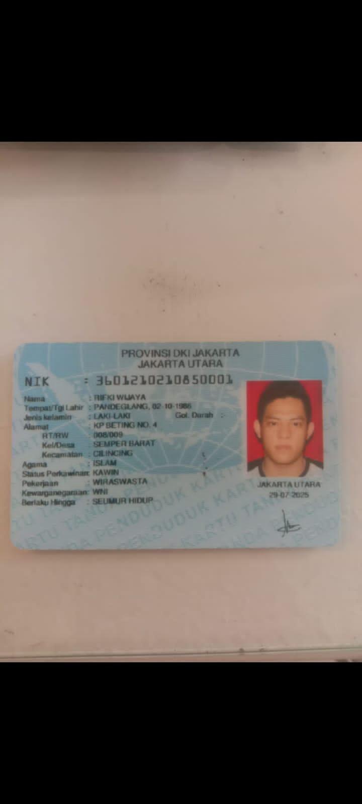 Rifki Wijaya alias Kiki Wijaya