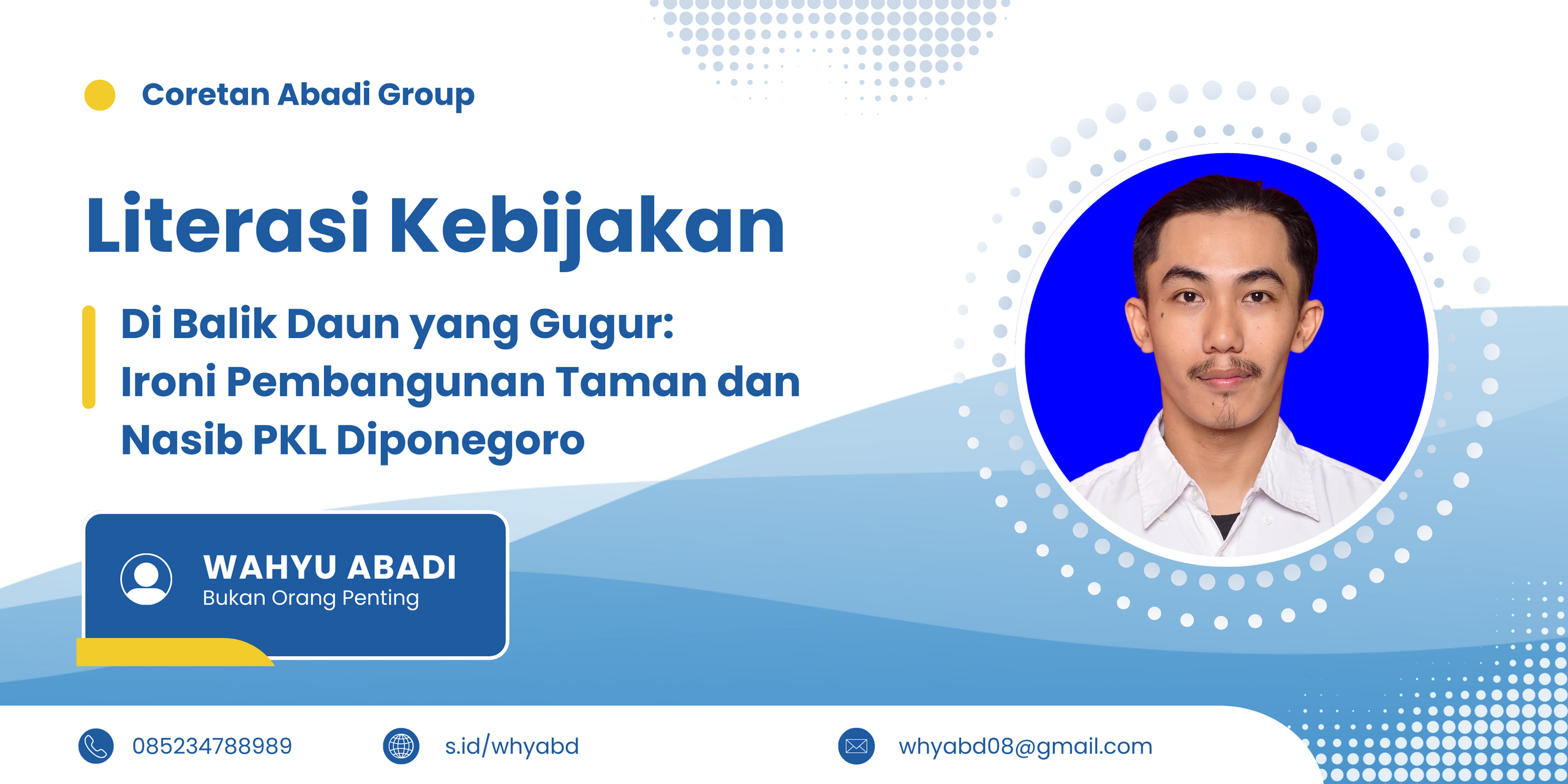 Di Balik Daun yang Gugur: Ironi Pembangunan Taman dan Nasib PKL Dipongoro
