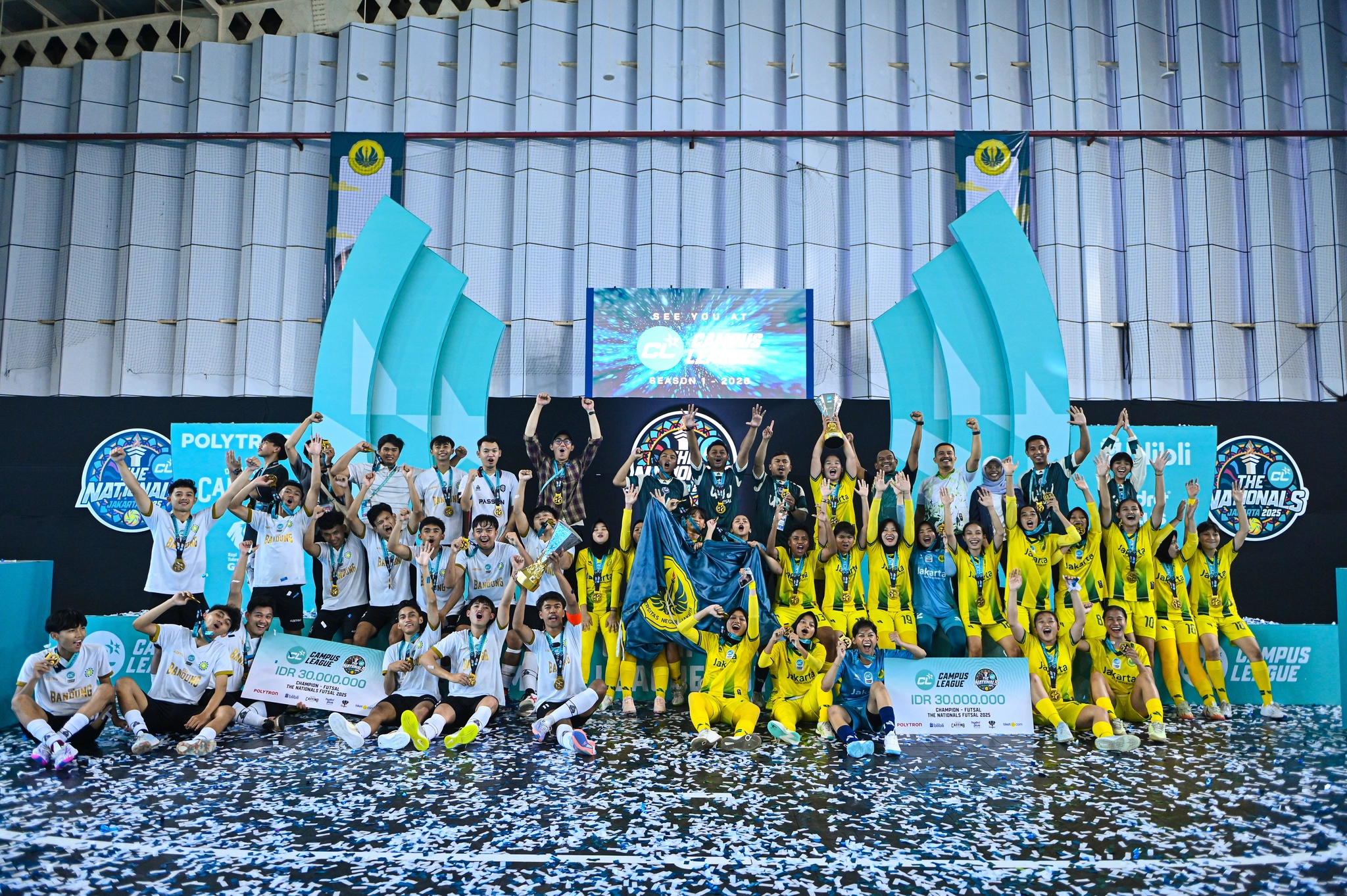 Cetak Sejarah Futsal Antar Kampus, UINSGD Jadi Kampus Dakwah Pertama Yang Jadi Juara