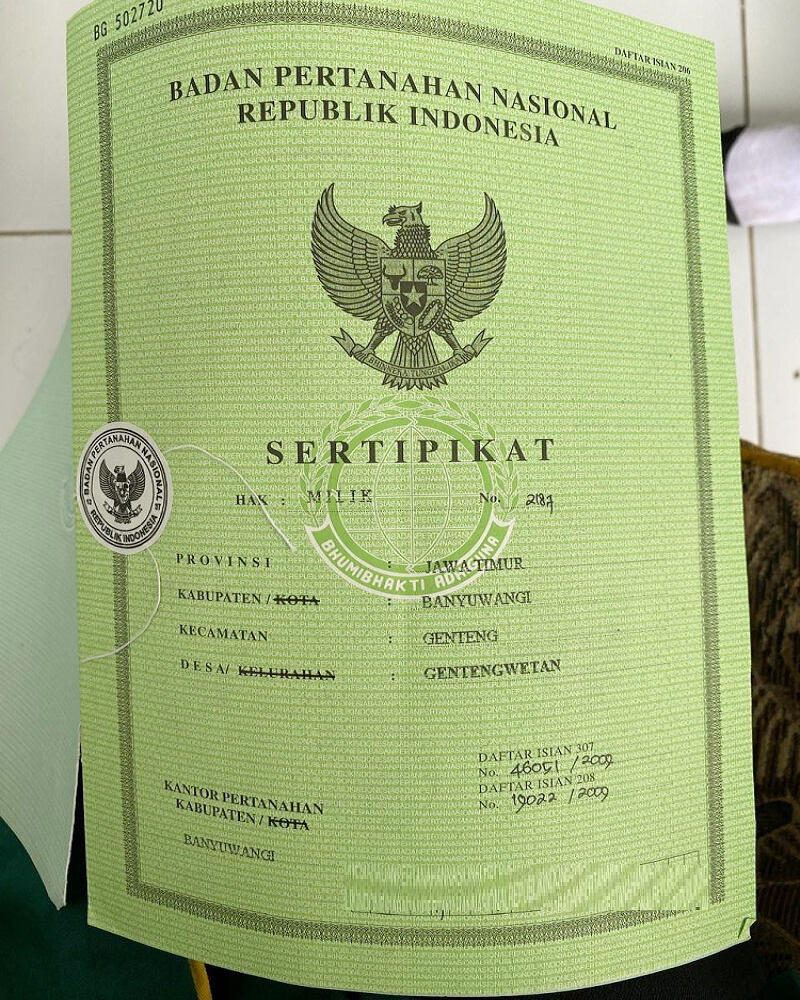 Rumah Dijual di Banyuwangi Dekat Sun East Mall, RSUD Genteng, Pasar Genteng Wetan