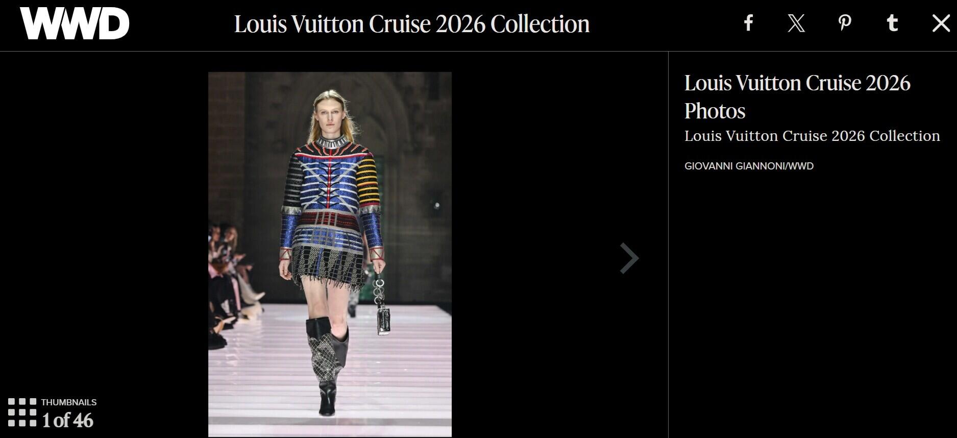 Koleksi Dramatik Louis Vuitton Cruise 2026