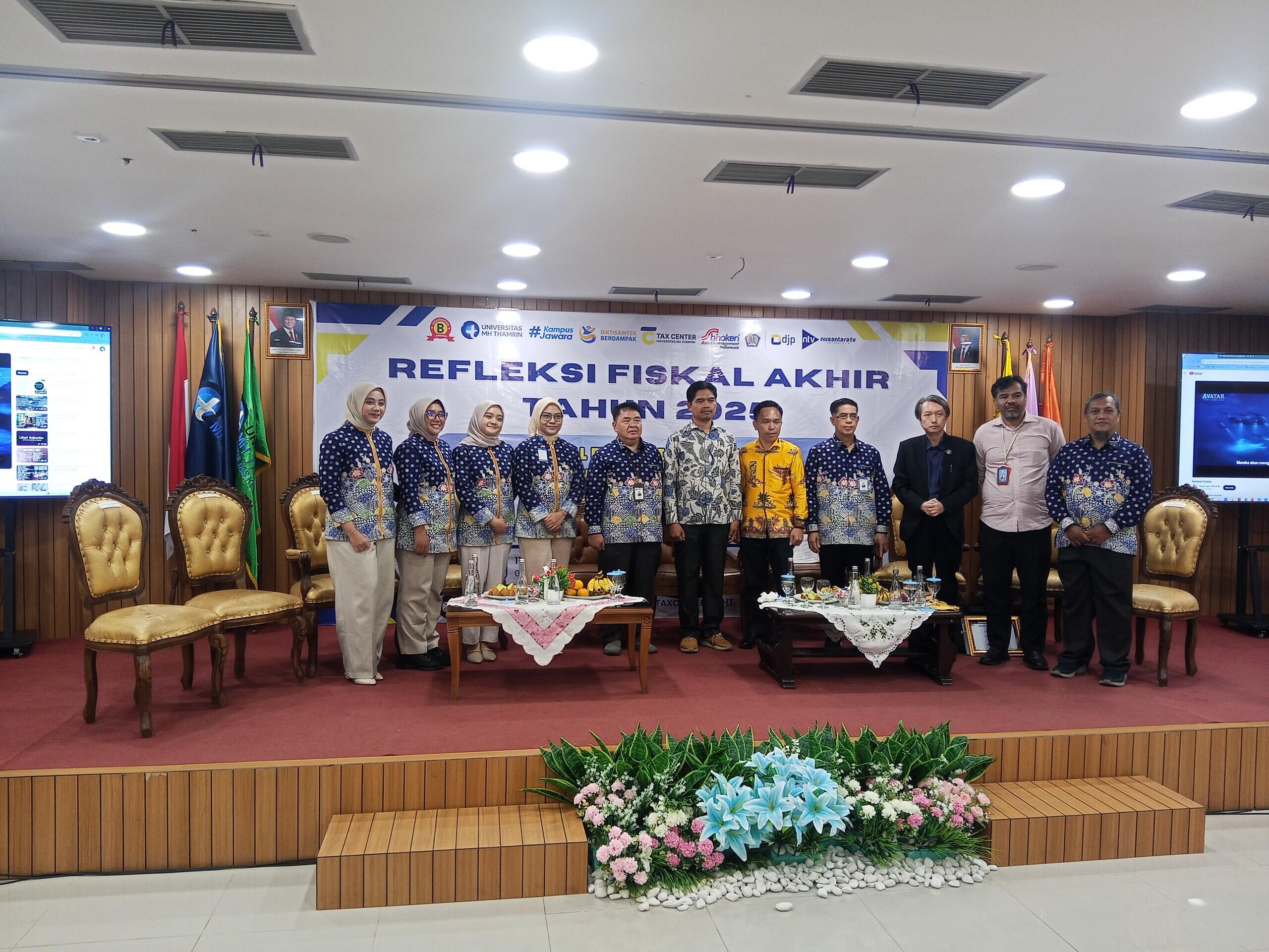 Dialog Perpajakan Universitas MH Thamrin Bahas Refleksi Fiskal Akhir Tahun 2025