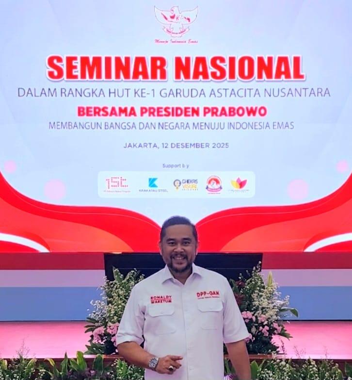 Waketum GAN, Ronaldy Dhubian Teguhkan Komitmen Menuju Indonesia Emas 2045