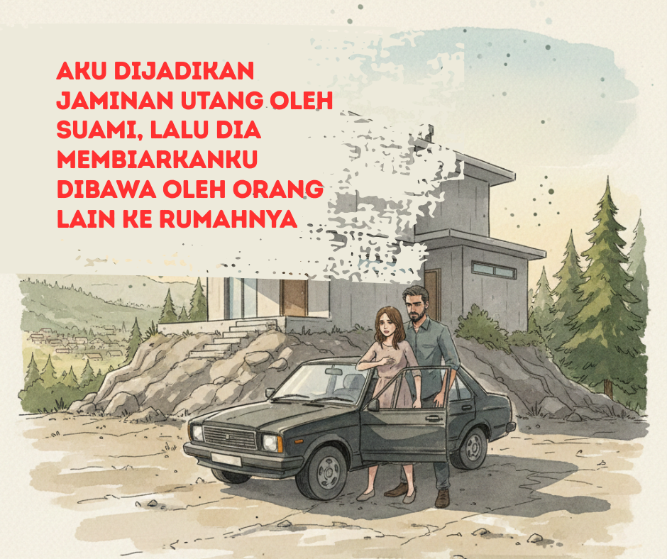 DIJADIKAN JAMINAN UTANG OLEH SUAMI