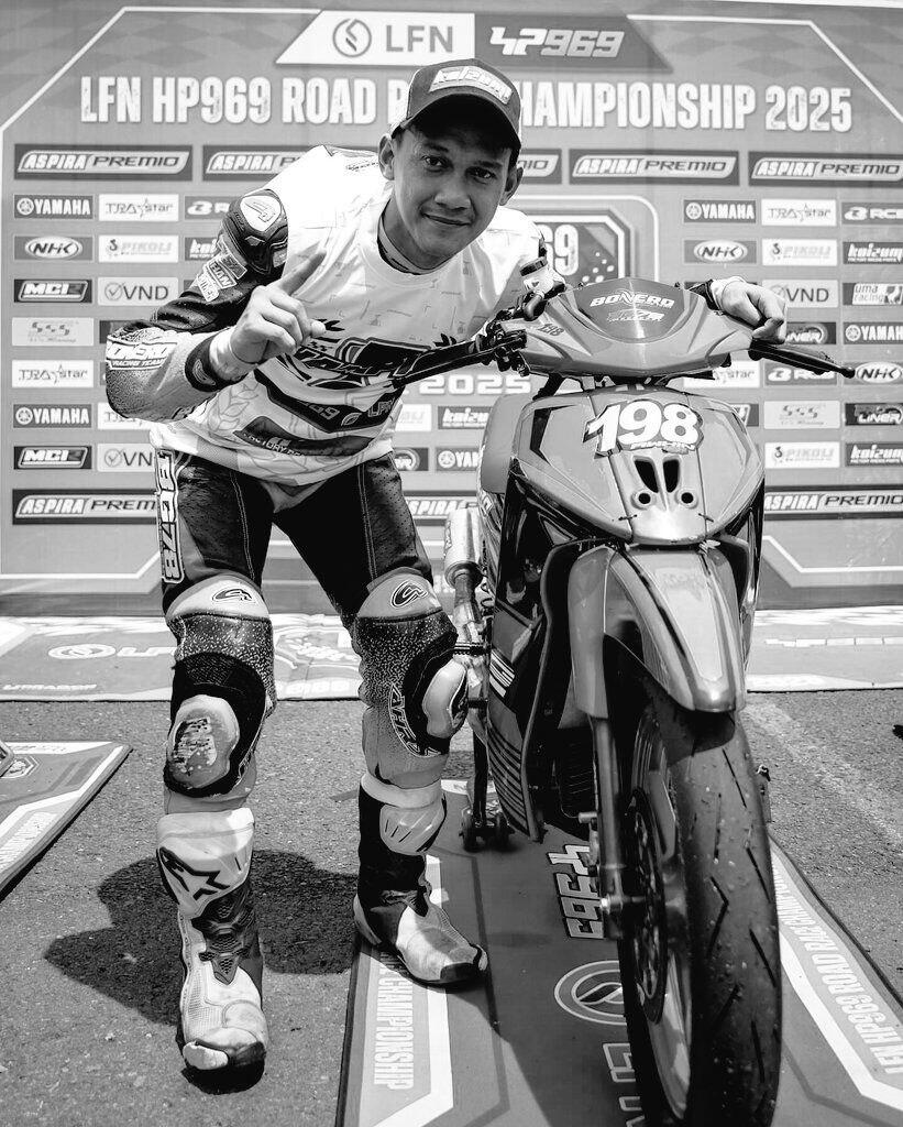 Pembalap lokal, Ahwin Sanjaya, meninggal dunia setelah mengalami crash