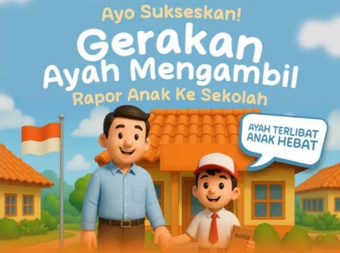 Peran Ayah Diperkuat Lewat Program GEMAR di Lingkungan Sekolah