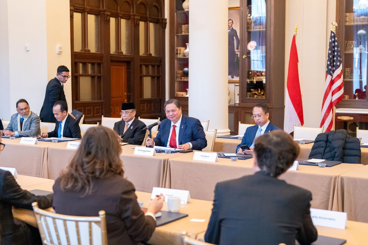 Satgas Debottlenecking Dibahas dalam Pertemuan Menko Airlangga dengan Investor AS