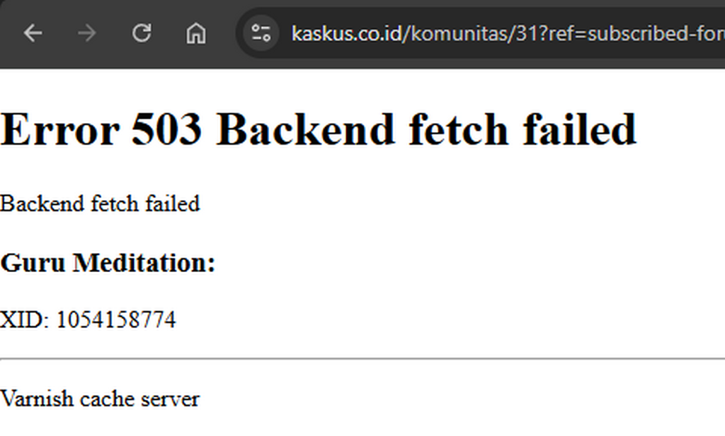 Kaskus Berhari-Hari Sulit Diakses, Tanda-Tanda Bangkrut?