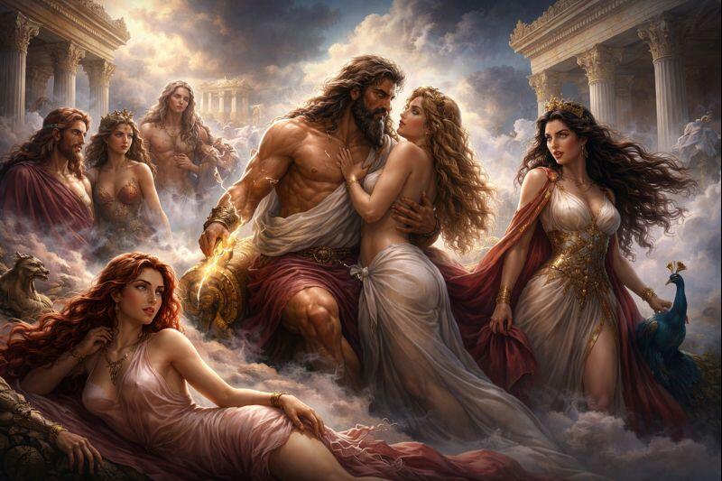 Skandal Para Dewa Yunani: Perselingkuhan, Cemburu, dan Incest di Olympus