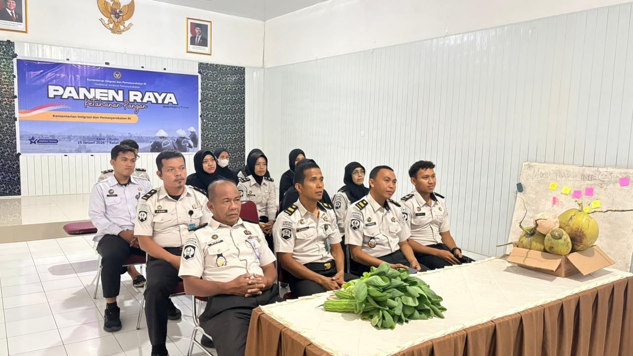 Rutan Majene Laksanakan Panen Raya Serentak Pemasyarakatan