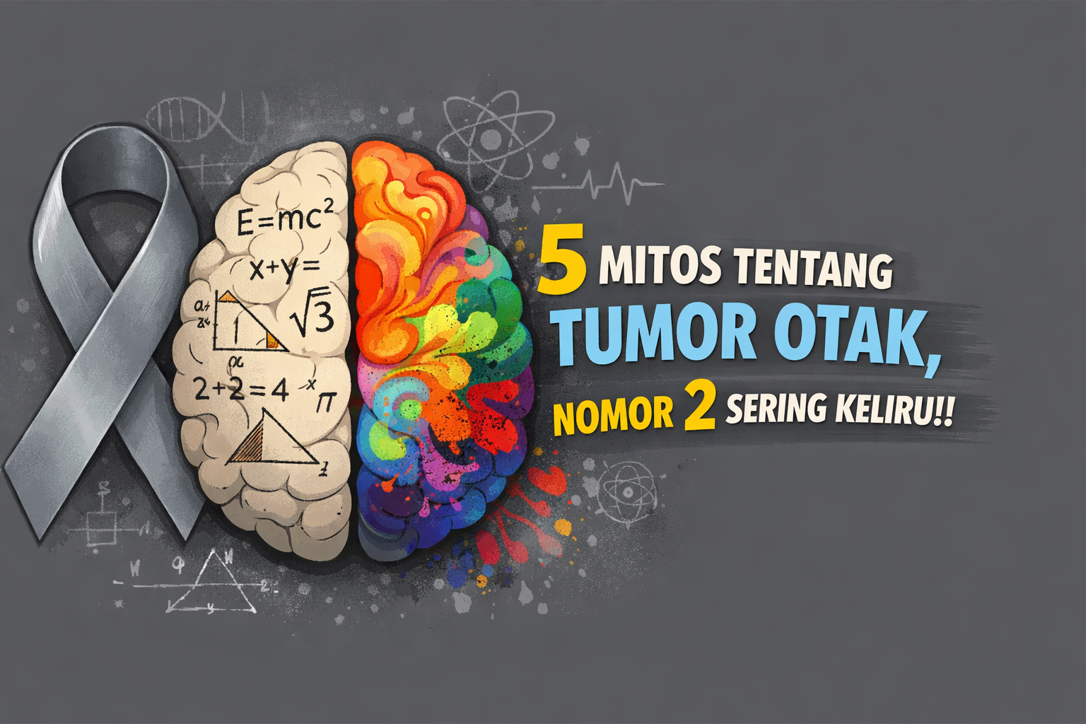 (Baca Gan) 5 Mitos Tentang Tumor Otak, Nomor 2 Sering Keliru!!