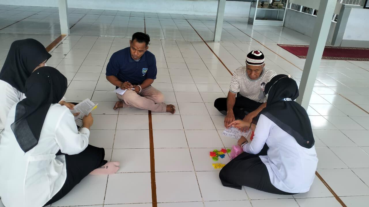 Rutan Majene Gelar Kelas BelajarAksara Menggunakan Media Balok Huruf