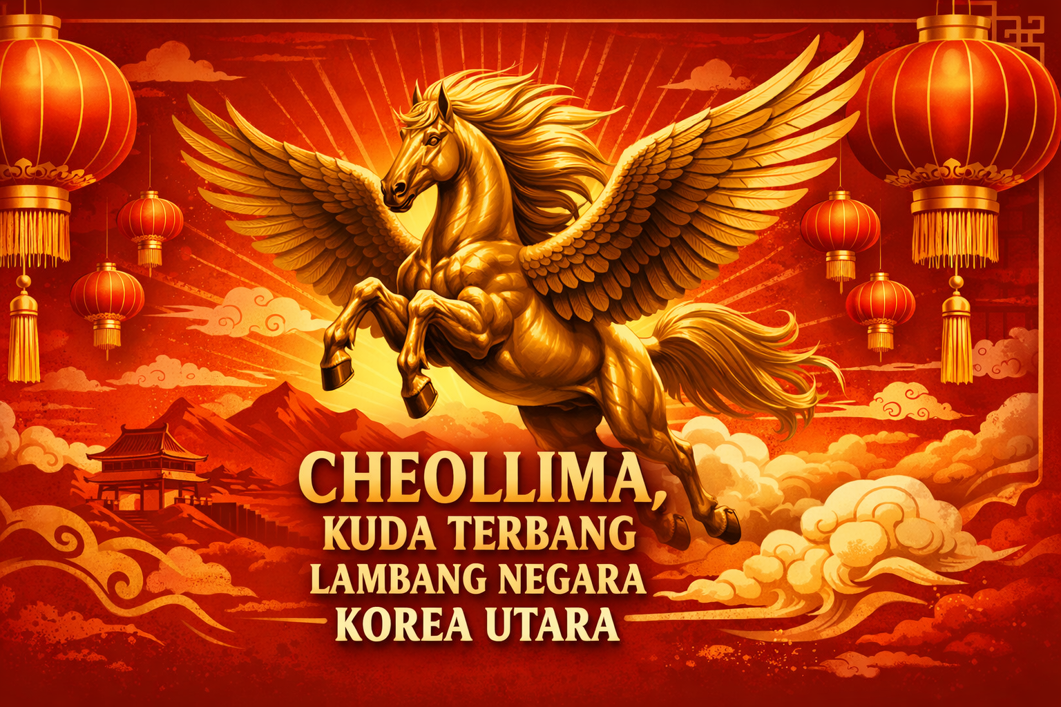Cheollima, Kuda Terbang Lambang Negara Korea Utara 