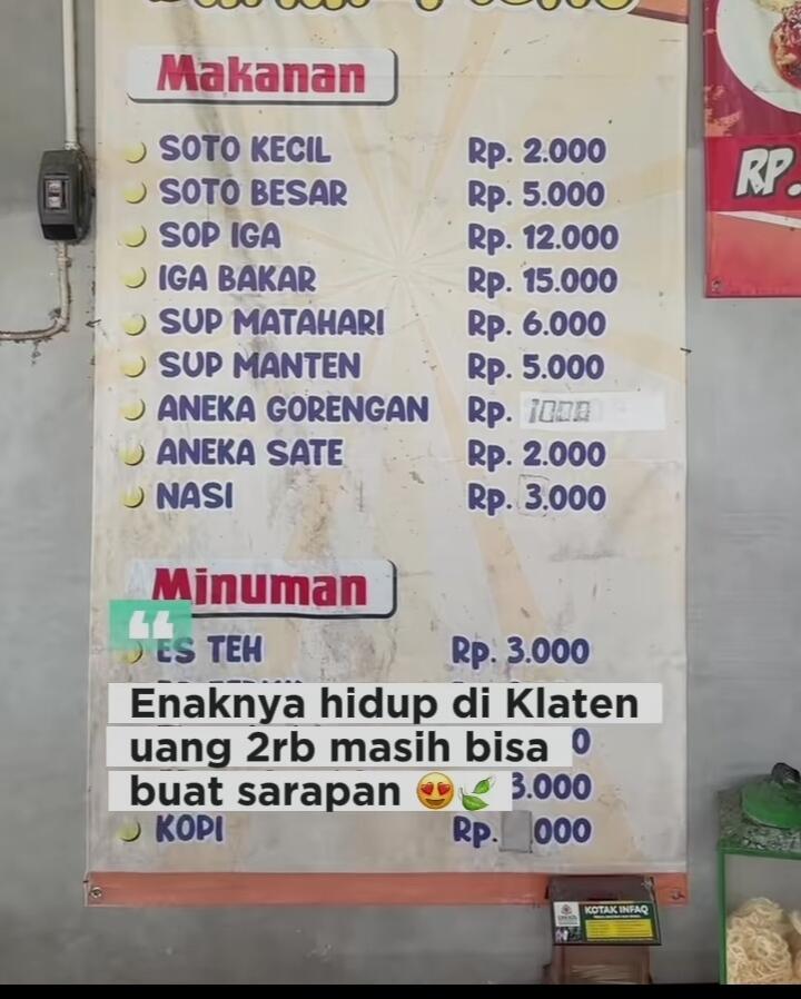 7 Fakta Warung Soto Esek-Esek di Klaten, Tersedia Paket Semangkok Rp120 Ribu