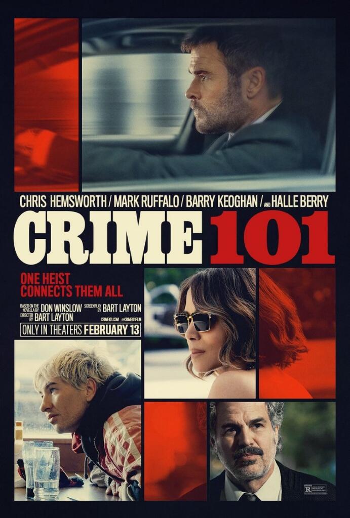 Crime 101 (2026) | Chris Hemsworth, Mark Ruffalo, Barry Keoghan