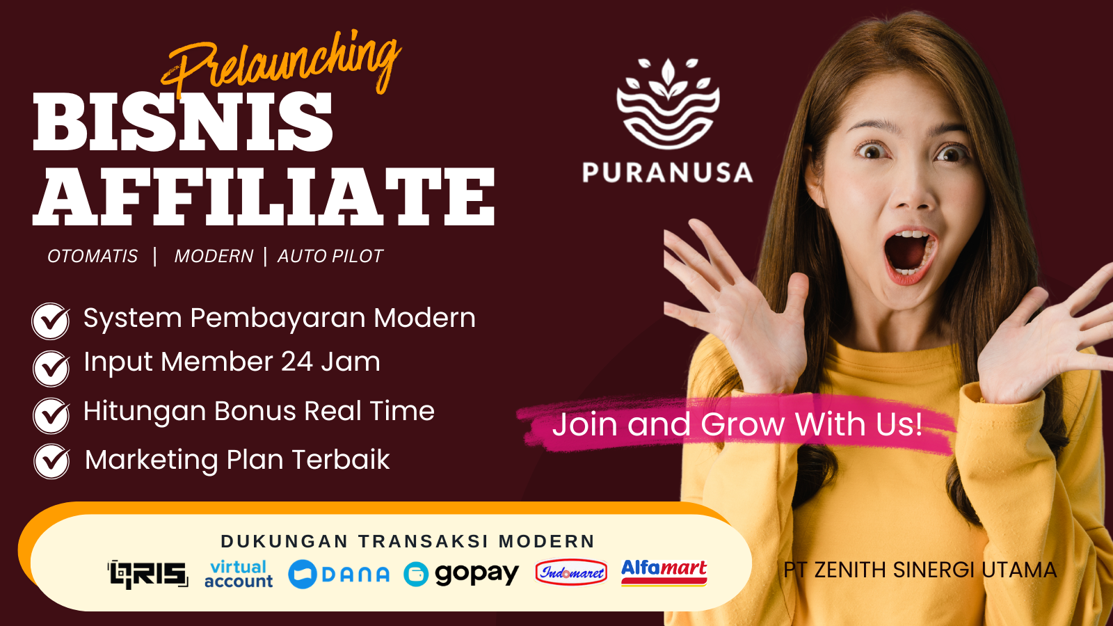 PRELAUNCHING PURANUSA AFFILIATE BISNIS 2026