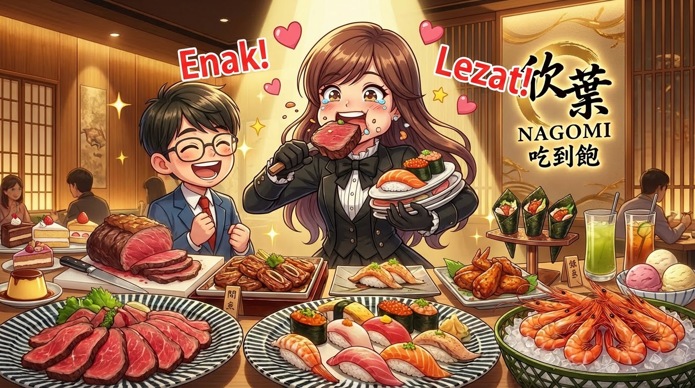 Investigasi Kuliner: Shinyeh NAGOMI Taipei Buffet Top 3 Dunia Versi CHEWING BROTHER!