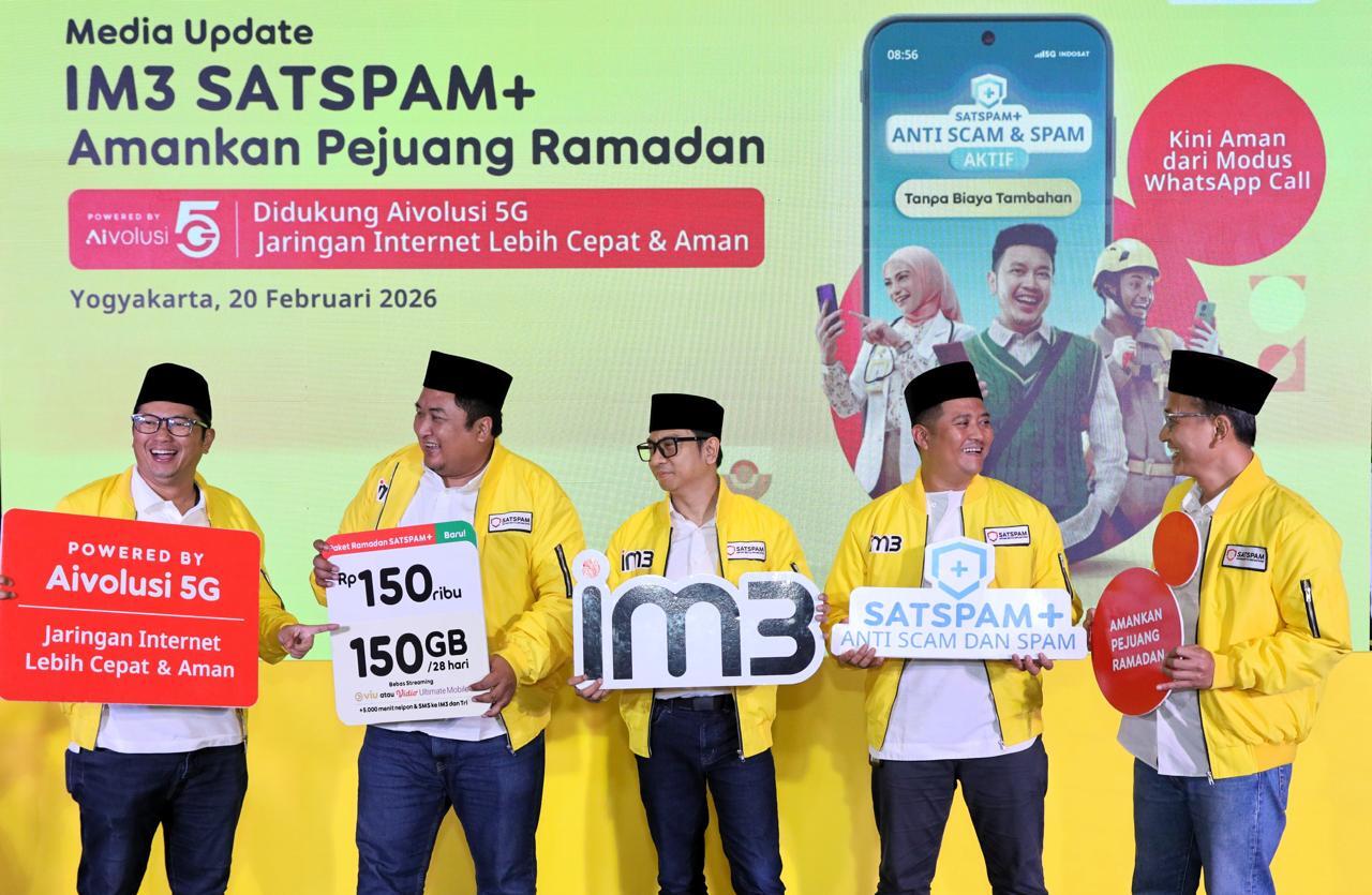 SATSPAM+ dari IM3 Perlindungan Scam di WA Call Pertama di Indonesia.