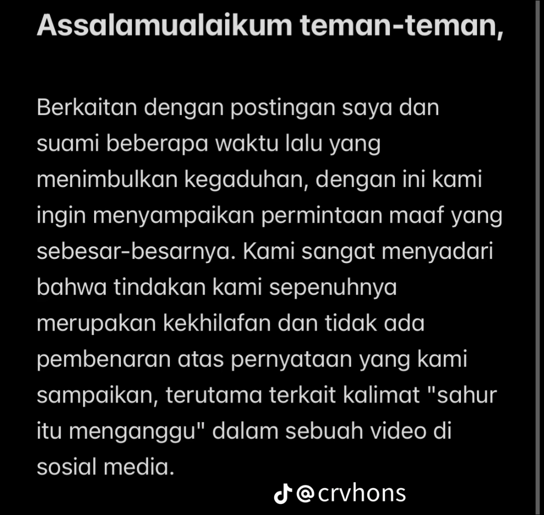 Sahur Dianggap Ganggu Tidur? Konten Influencer Ini Bikin Heboh