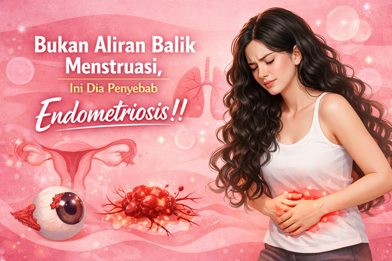 Bukan Aliran Balik Menstruasi, Ini Dia Penyebab Endometriosis!!