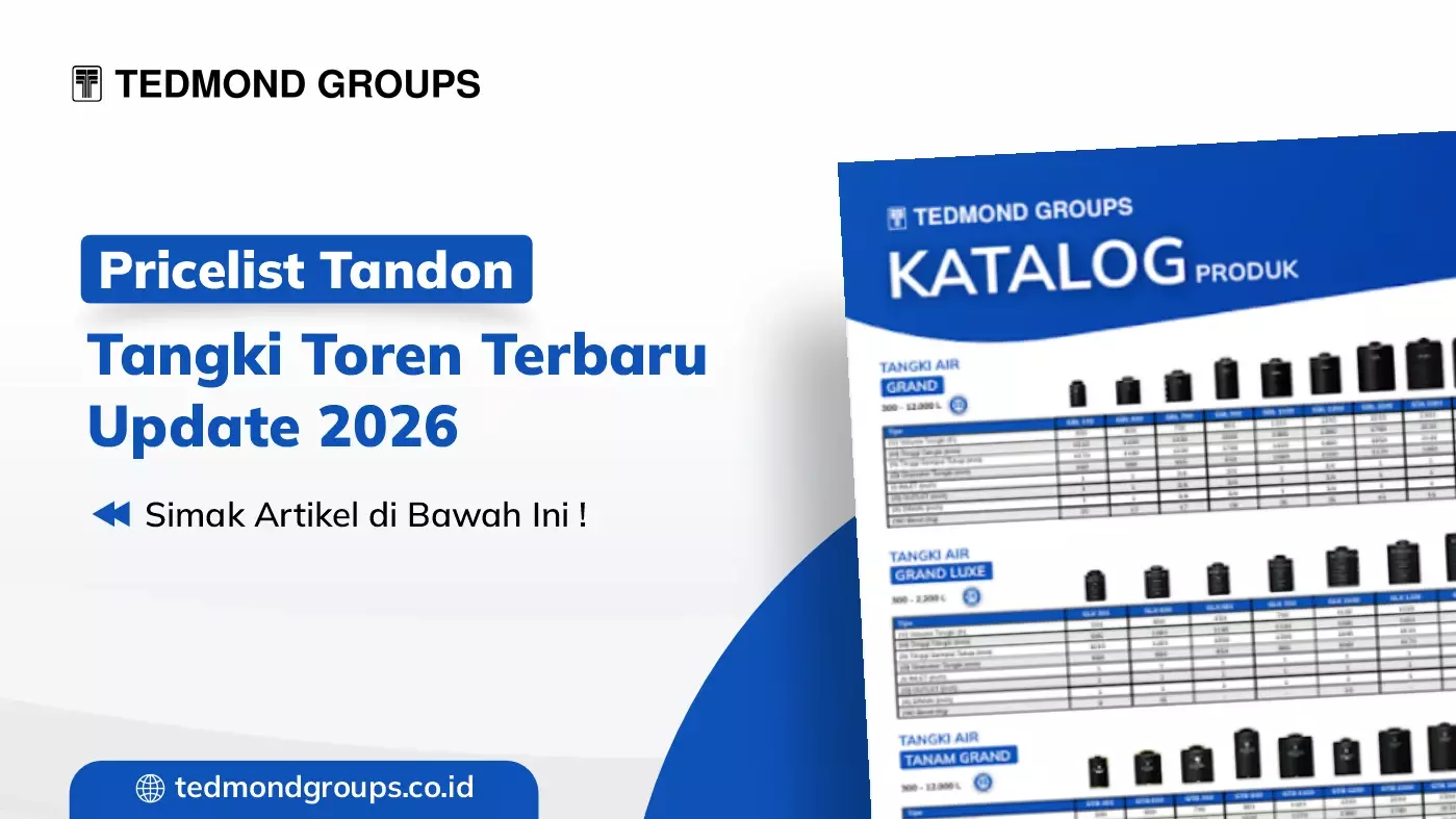 Pricelist Tandon Tangki Toren Terbaru Update 2026