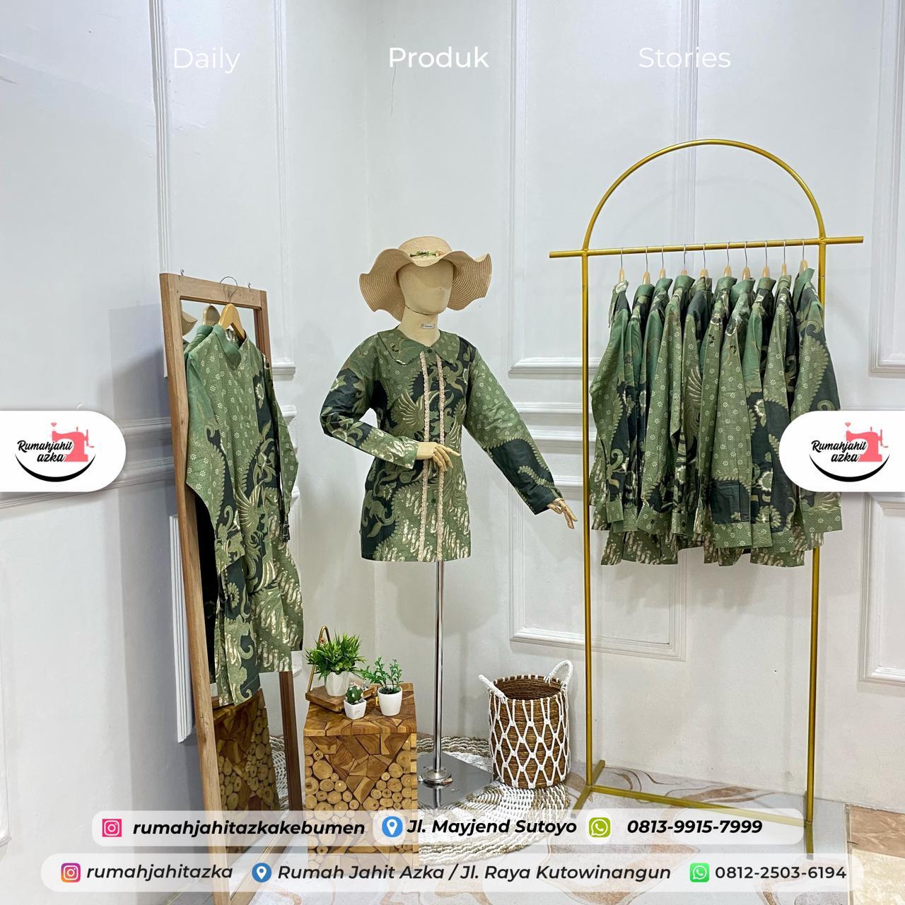 Jahit Seragam Batik Pemdes Rumah Jahit Azka