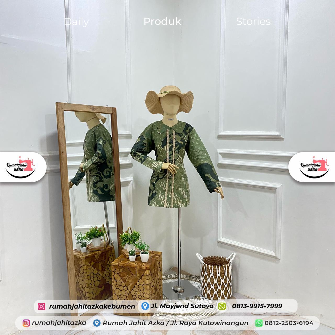 Jahit Seragam Batik Pemdes Rumah Jahit Azka