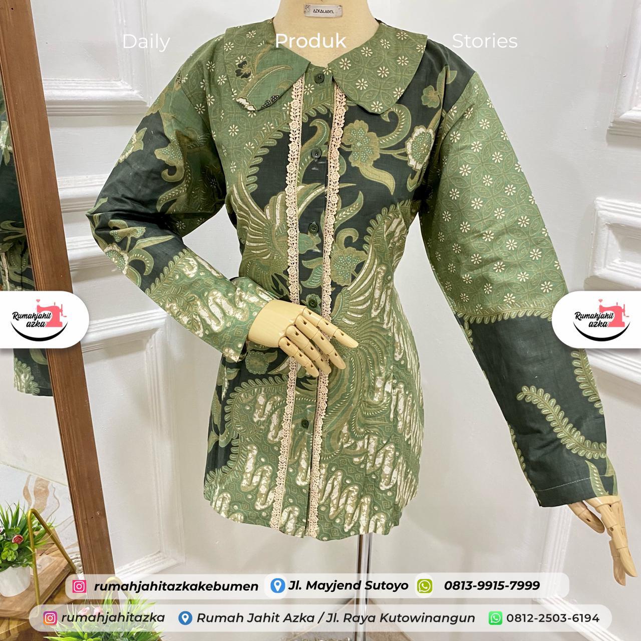 Jahit Seragam Batik Pemdes Rumah Jahit Azka
