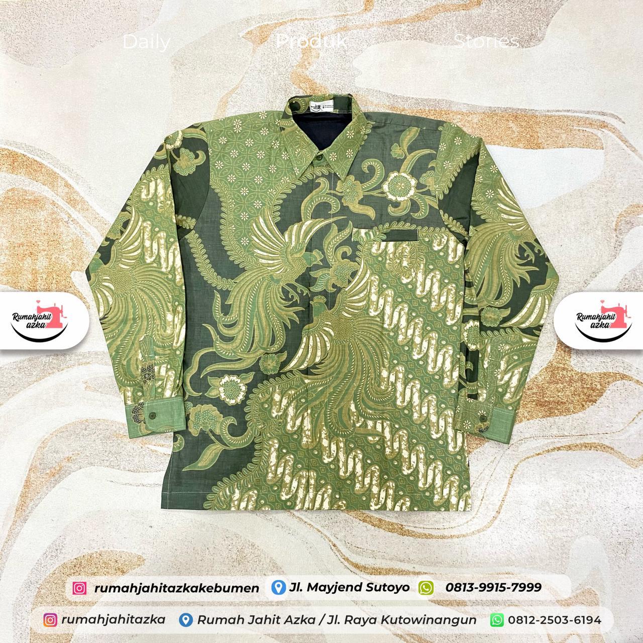 Jahit Seragam Batik Pemdes Rumah Jahit Azka